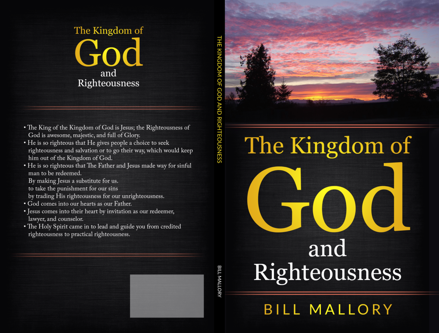 The book cover of “The Kingdom of God and Righteousness”