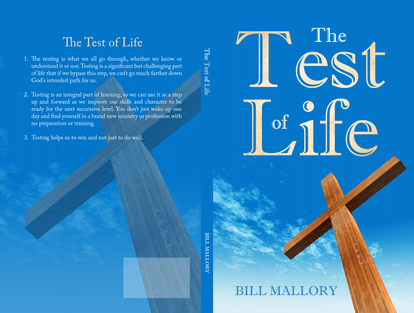 The book cover of “The Test of Life”